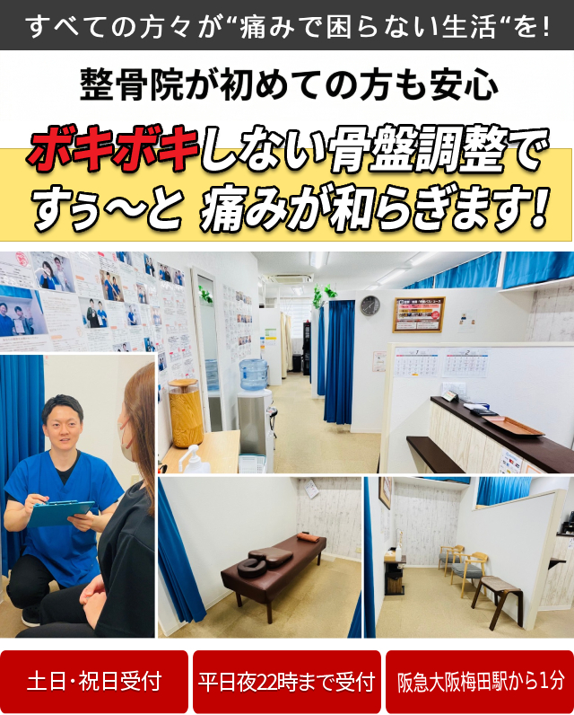 梅田駅の整骨院