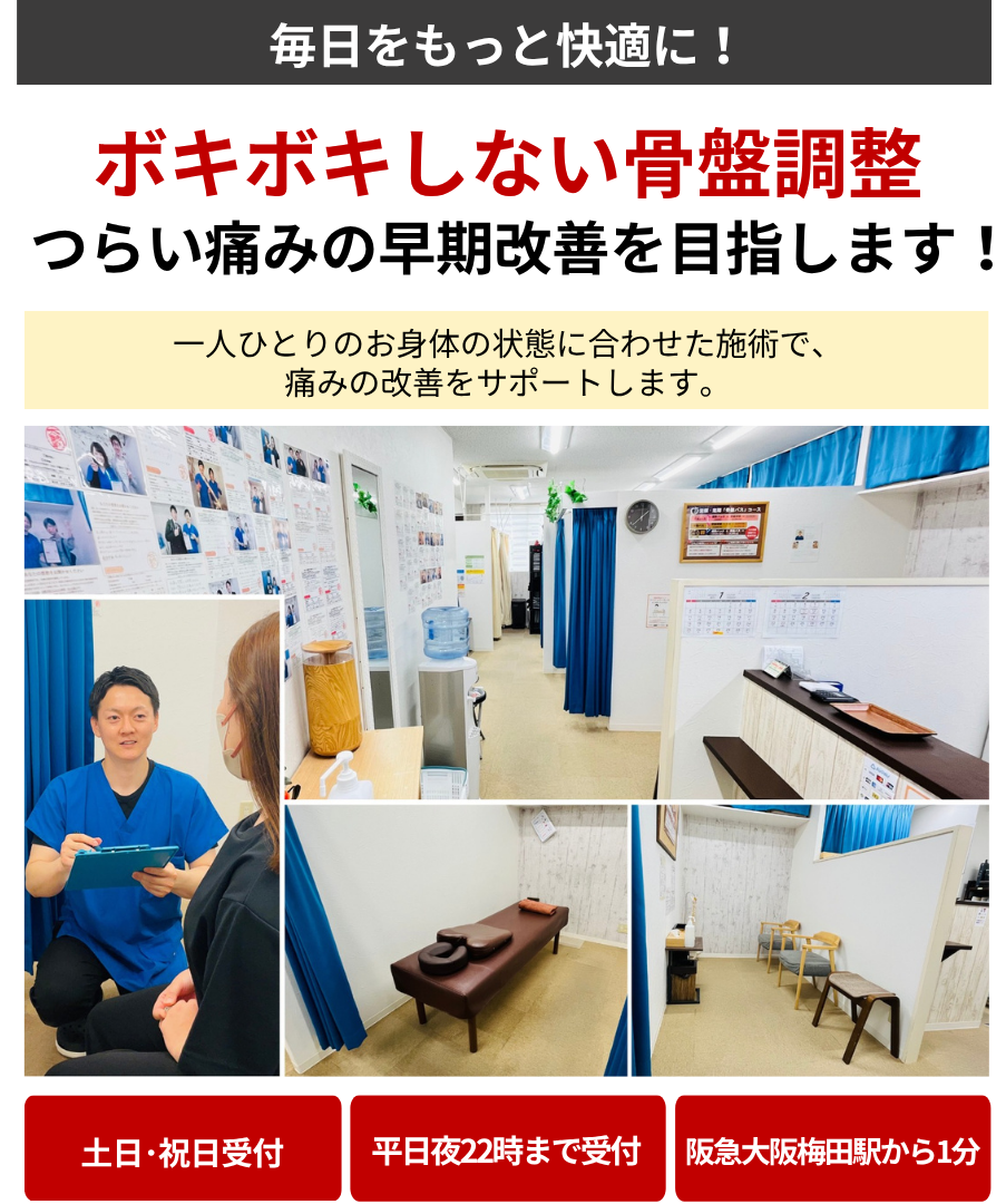 梅田駅の整骨院